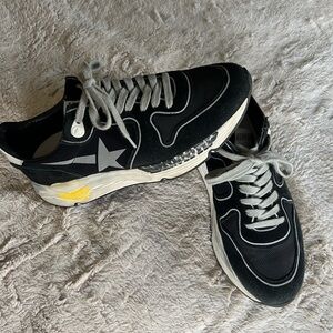 Golden Goose Running Sole 'Black Silver'